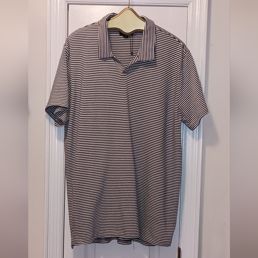 Velvet By Graham & Spencer Striped Men's XXL Polo Shirt